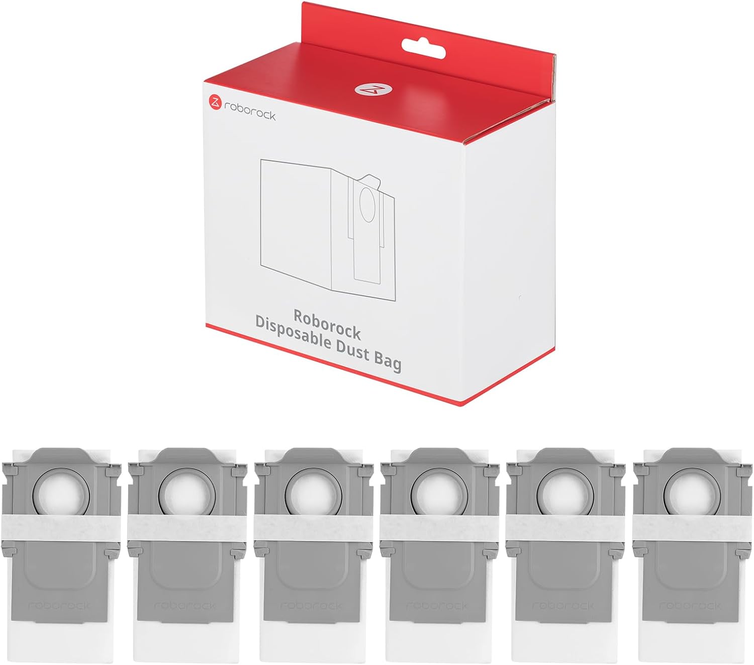 Roborock 6-Pack Disposable Dust Bags 2.5L S8 Pro Ultra