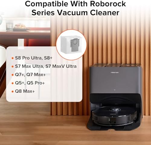 Roborock 6-Pack Disposable Dust Bags 2.5L S8 Pro Ultra