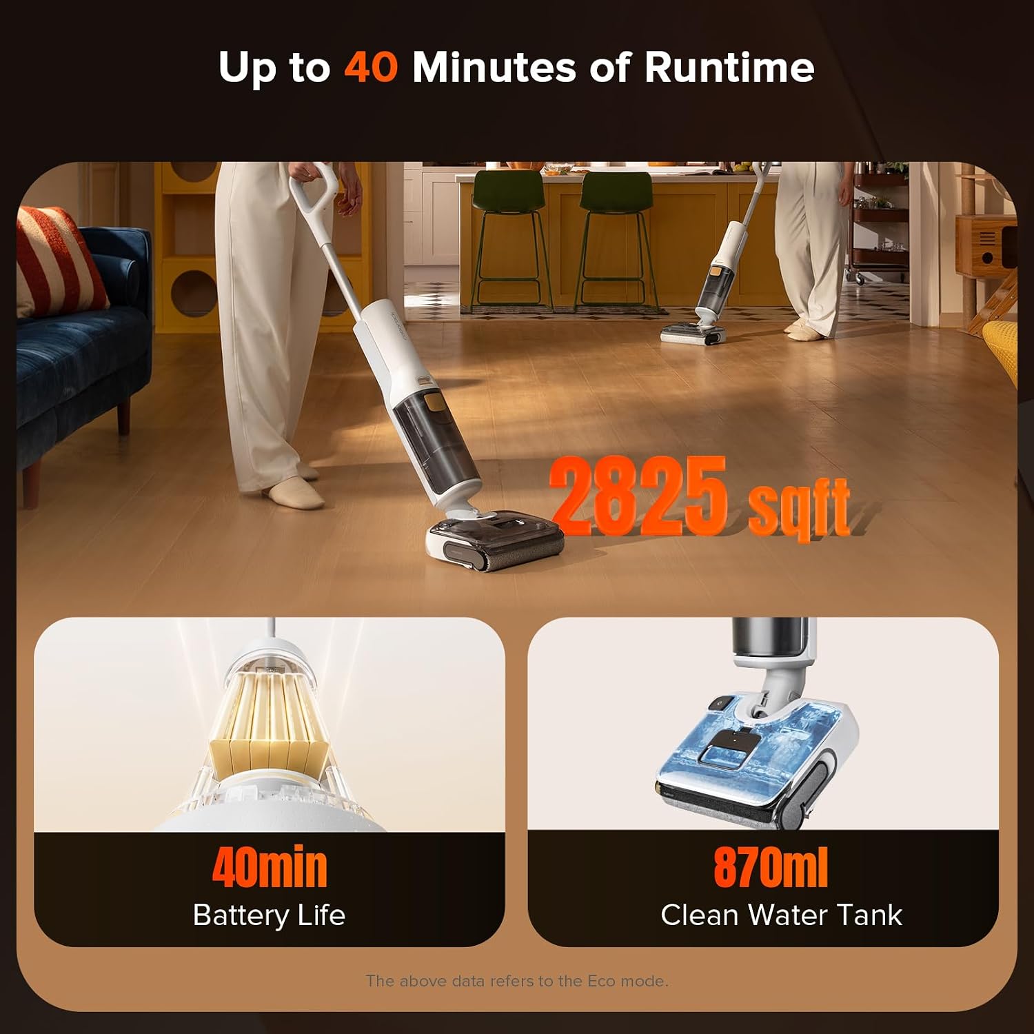 Roborock F25 GT Cordless Wet Dry Vacuum 20000Pa Self-Clean