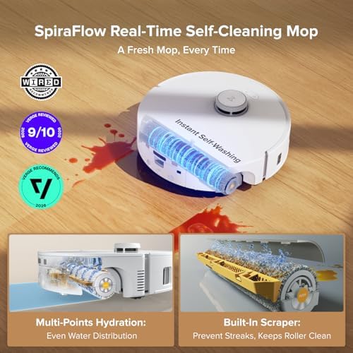 Roborock Qrevo Curv 2 Flow Self-Cleaning Robot Vacuum 20K Pa