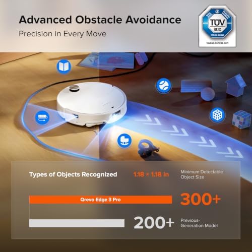 Roborock Qrevo Edge 3 Pro Robot Vacuum 36000Pa Suction