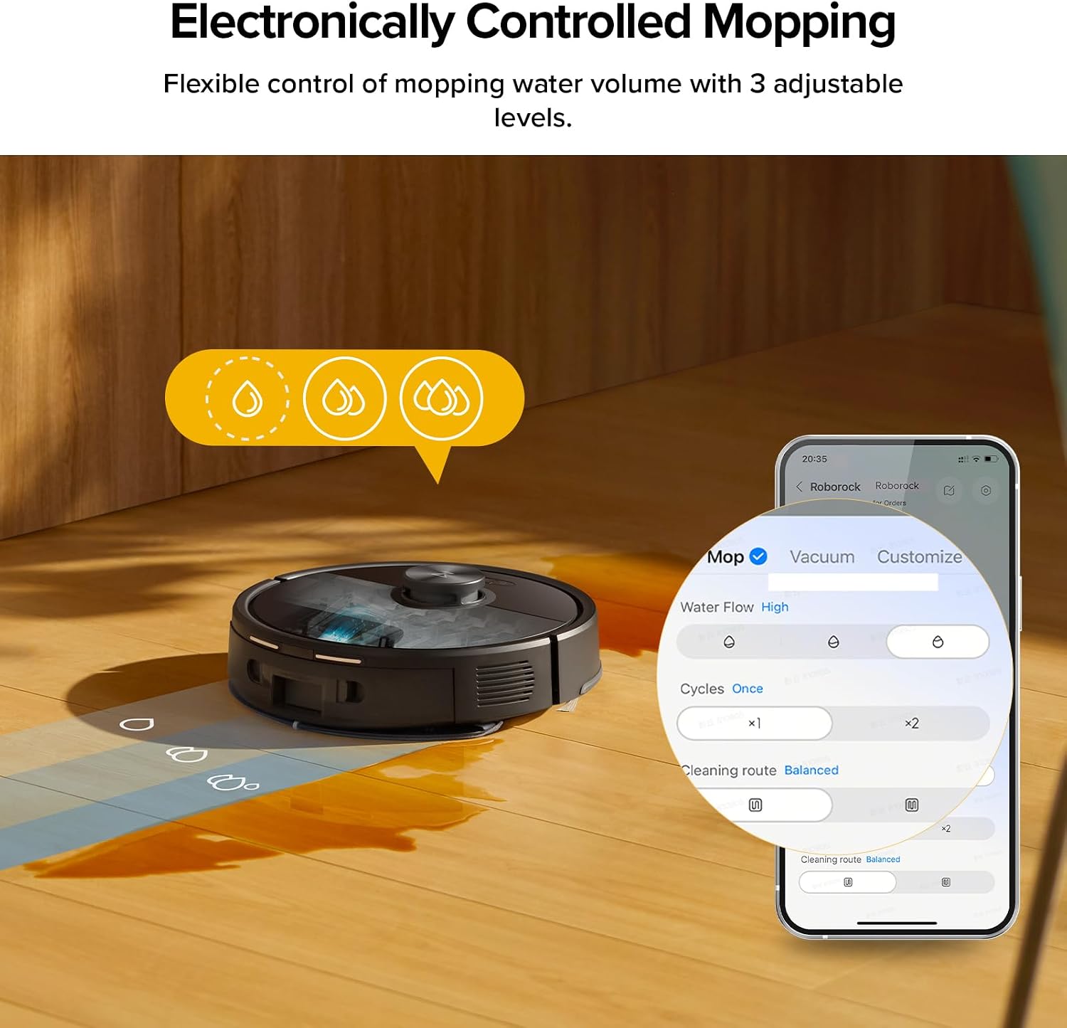 Roborock Robot Vacuum 10000Pa LiDAR Anti-Tangle 7-9 Weeks
