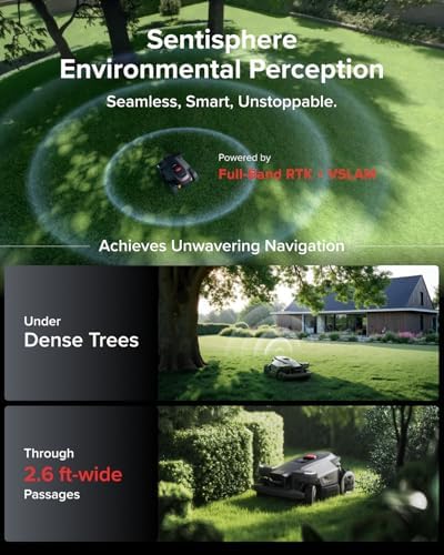 Roborock RockMow X115H 4WD RTK Robot Mower 0.37 Acre