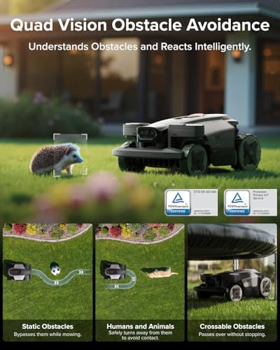 Roborock RockMow X115H 4WD RTK Robot Mower 0.37 Acre