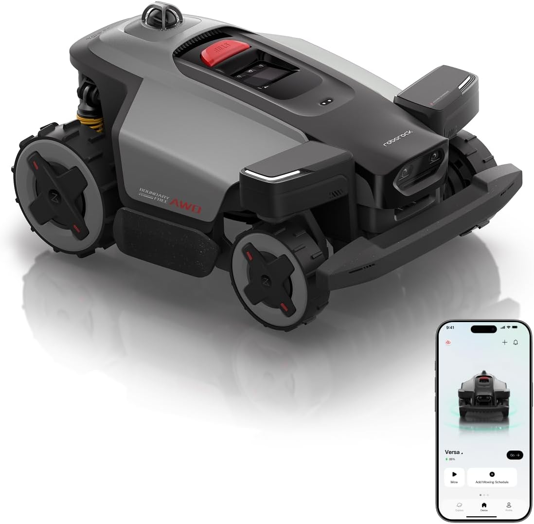 Roborock RockMow X120H LiDAR AWD Robot Lawn Mower 0.49 Acre