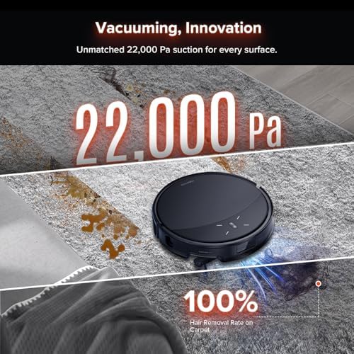 Roborock Saros 10R Robot Vacuum 22000Pa Ultra-Thin 3.14"