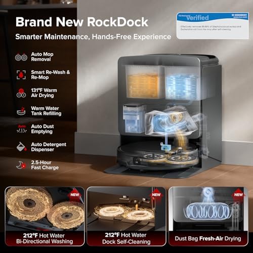 Roborock Saros 20 Robot Vacuum 36000Pa AdaptiLift 300+