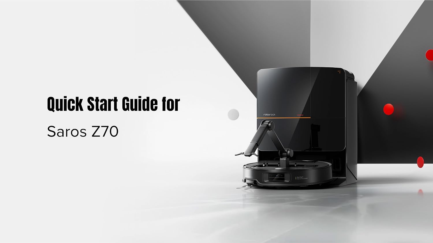 Roborock Saros Z70 Robot Vacuum 22,000Pa OmniGrip Arm
